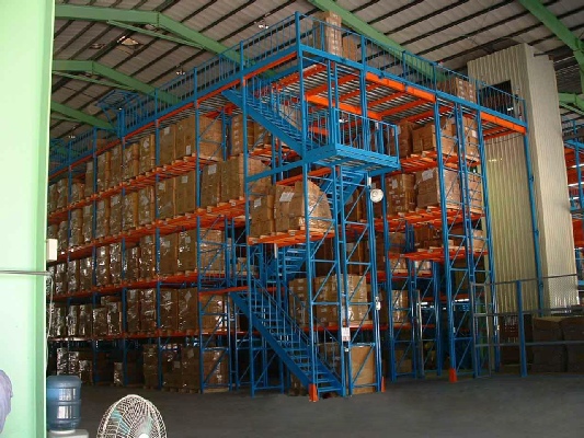 钢结构货物堆放品台